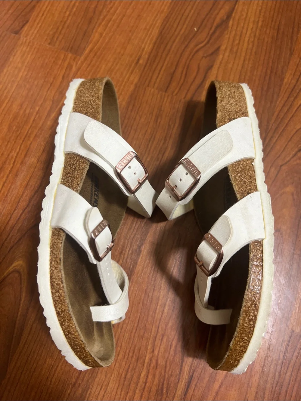 Birkenstock Sz 34 (3 - 3.5 US) Mayari Kids White Sandals
